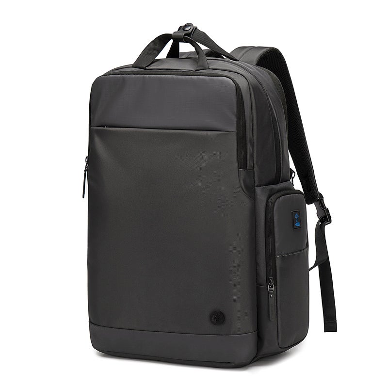 Golden Wolf GB00397 Waterproof Travel Laptop Backpack 15.6 Inch - Gray - Image 1